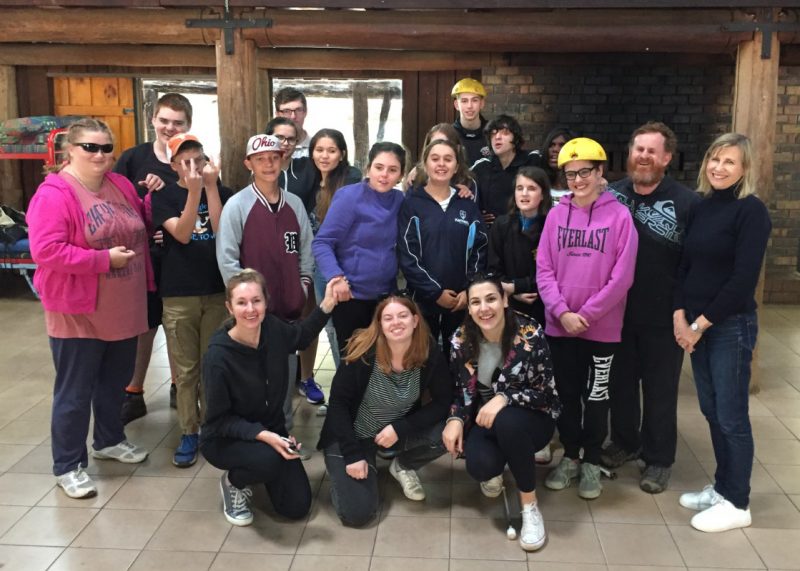 Group image of the adventurous campers and Visability Staff at SALSA Camp