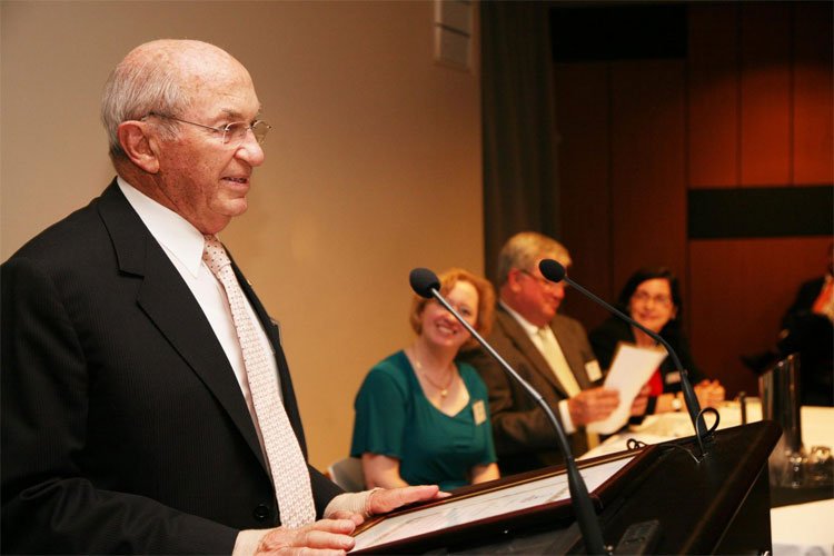 Stan Perron addressing the Board