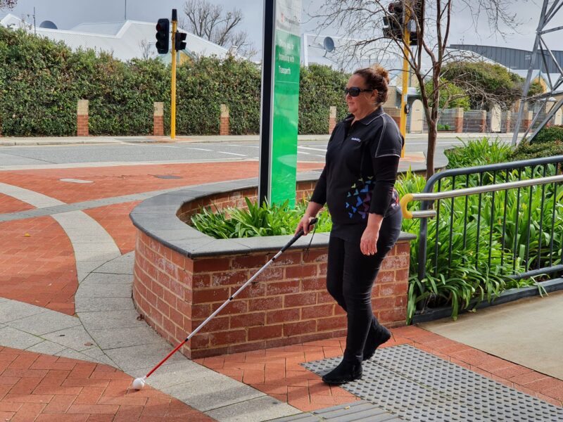 Types of white canes with O&M instructor Jodie - VisAbility WA